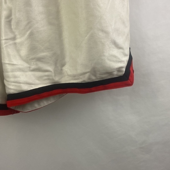 Vintage Russell Athletic Womens Misses Size 16 White Black Red Trim Gym Shorts - Picture 4 of 9